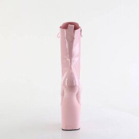 Pleaser CRAZE-1040 Stivaletti con Plateau Vernice Rosa Chiaro EU-39 / US-9