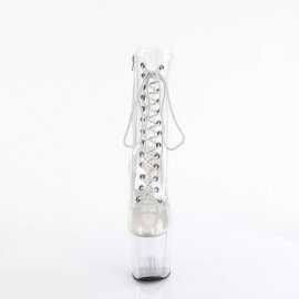 Pleaser CRAZE-1040C Stivaletti con Plateau Trasparente...