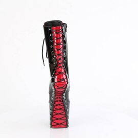 Pleaser CRAZE-1040FH Stivaletti con Plateau Vernice Nero EU-40 / US-10