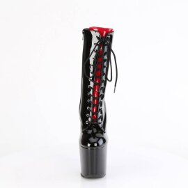 Pleaser CRAZE-1040FH Stivaletti con Plateau Vernice Nero...