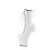 Pleaser CRAZE-1040TT Stivaletti con Plateau Vernice Nero Bianco EU-38 / US-8