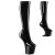 Pleaser CRAZE-2000 Stivali con Plateau Vernice Nero EU-38 / US-8