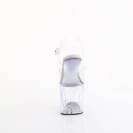 Pleaser CRAZE-808 Sandali con Plateau Trasparente EU-41 / US-11