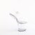 Pleaser CRAZE-808 Sandali con Plateau Trasparente EU-41 / US-11