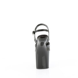 Pleaser CRAZE-809 Sandali con Plateau Vernice Nero EU-36 / US-6