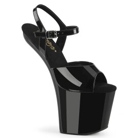 Pleaser CRAZE-809 Sandali con Plateau Vernice Nero EU-38 / US-8