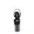 Pleaser CRAZE-809 Sandali con Plateau Vernice Nero EU-39 / US-9
