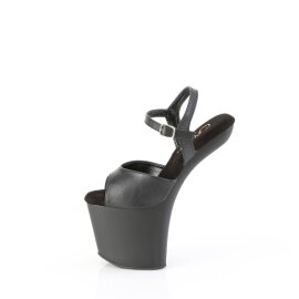 Pleaser CRAZE-809 Sandali con Plateau in Similpelle Nero EU-40 / US-10