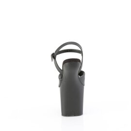Pleaser CRAZE-809 Sandali con Plateau in Similpelle Nero EU-40 / US-10
