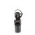 Pleaser CRAZE-809 Sandali con Plateau in Similpelle Nero EU-40 / US-10
