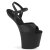 Pleaser CRAZE-809 Sandali con Plateau in Similpelle Nero EU-41 / US-11