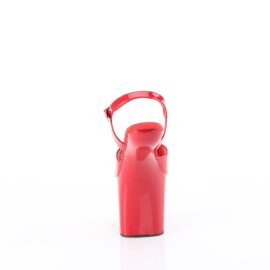 Pleaser CRAZE-809 Sandali con Plateau in Vernice Rosso EU-40 / US-10