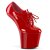 Pleaser CRAZE-860 Decolleté con Plateau in Vernice Rosso EU-38 / US-8