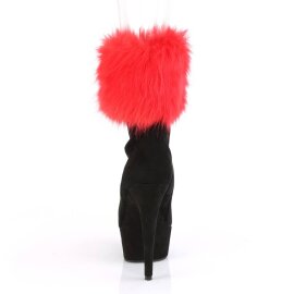 Pleaser DELIGHT-1000 Stivaletti con Plateau in Camoscio Sintetico EU-35 / US-5
