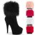 Pleaser DELIGHT-1000 Stivaletti con Plateau in Camoscio Sintetico EU-37 / US-7