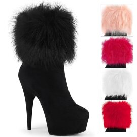 Pleaser DELIGHT-1000 Stivaletti con Plateau in Camoscio...