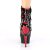 Pleaser DELIGHT-1012 Stivaletti con Plateau Vernice Nero EU-38 / US-8