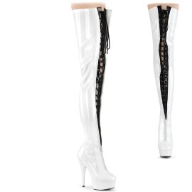 Pleaser DELIGHT-3027 Stivali Sopra Il Ginocchio Con...