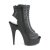 Pleaser DELIGHT-600-18 Stivaletti con Plateau in Similpelle Nero EU-37 / US-7