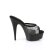 Pleaser DELIGHT-601-6RM Mules con Plateau Camoscio Sintetico Strass Nero EU-35 / US-5