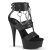 Pleaser DELIGHT-661 Sandali con Plateau Similpelle Nero EU-35 / US-5