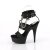 Pleaser DELIGHT-661 Sandali con Plateau Similpelle Nero EU-36 / US-6