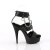 Pleaser DELIGHT-661 Sandali con Plateau Similpelle Nero EU-36 / US-6