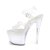 Pleaser DISCOLITE-708 Sandali con Plateau Trasparente Colorato EU-36 / US-6