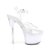 Pleaser DISCOLITE-708 Sandali con Plateau Trasparente Colorato EU-36 / US-6