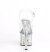 Pleaser DISCOLITE-708FLP Sandali con Plateau Trasparente Multicolore EU-40 / US-10