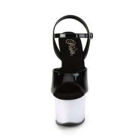 Pleaser DISCOLITE-709 Sandali con Plateau Vernice Nero...