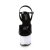 Pleaser DISCOLITE-709 Sandali con Plateau Vernice Nero Colorato EU-35 / US-5