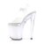Pleaser DISCOLITE-808 Sandali con Plateau Trasparente Colorato EU-35 / US-5