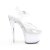 Pleaser ECHOLITE-708 Sandali con Plateau Trasparente Colorato EU-39 / US-9