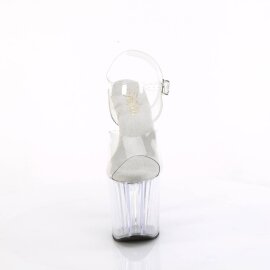 Pleaser ENCHANT-708 Sandali con Plateau Trasparente EU-35 / US-5