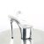 Pleaser ENCHANT-708 Sandali con Plateau Cromato Trasparente Argento EU-38 / US-8
