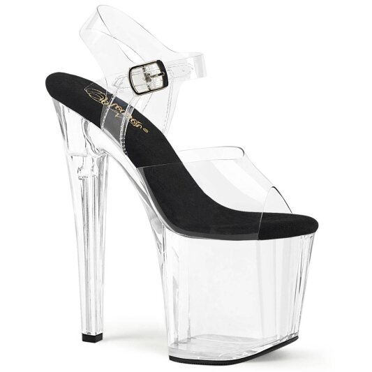 Pleaser ENCHANT-708 Sandali con Plateau Trasparente EU-37 / US-7