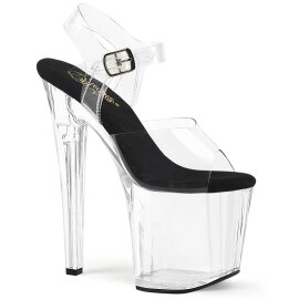 Pleaser ENCHANT-708 Sandali con Plateau Trasparente EU-37...