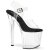 Pleaser ENCHANT-708 Sandali con Plateau Trasparente EU-37 / US-7