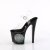 Pleaser ENCHANT-708LT-CIRCLE Sandali con Plateau Trasparente Nero EU-35 / US-5