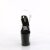 Pleaser ENCHANT-708LT-CIRCLE Sandali con Plateau Trasparente Nero EU-38 / US-8