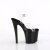 Pleaser ENCHANT-708LT-CIRCLE Sandali con Plateau Trasparente Nero EU-39 / US-9