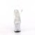 Pleaser ENCHANT-708RSI Sandali con Plateau Glitter Trasparente Argento EU-37 / US-7