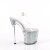 Pleaser ENCHANT-708RSI Sandali con Plateau Glitter Trasparente Argento EU-37 / US-7