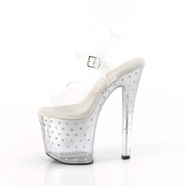 Pleaser ENCHANT-708T-LT Sandali con Plateau Trasparente Multicolore EU-35 / US-5