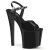 Pleaser ENCHANT-709 Sandali con Plateau Vernice Nero EU-40 / US-10
