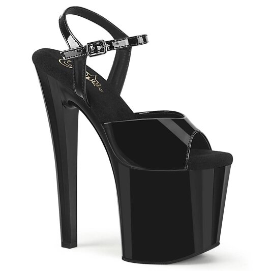 Pleaser ENCHANT-709 Sandali con Plateau Vernice Nero EU-35 / US-5