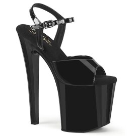 Pleaser ENCHANT-709 Sandali con Plateau Vernice Nero...