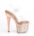 Pleaser ESTEEM-708CHLG Sandali con Plateau Glitter Dorato Rosa EU-39 / US-9