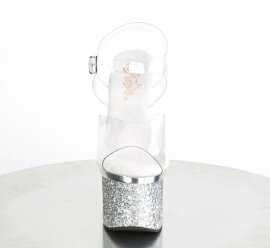 Pleaser ESTEEM-708CHLG Sandali con Plateau Glitter...